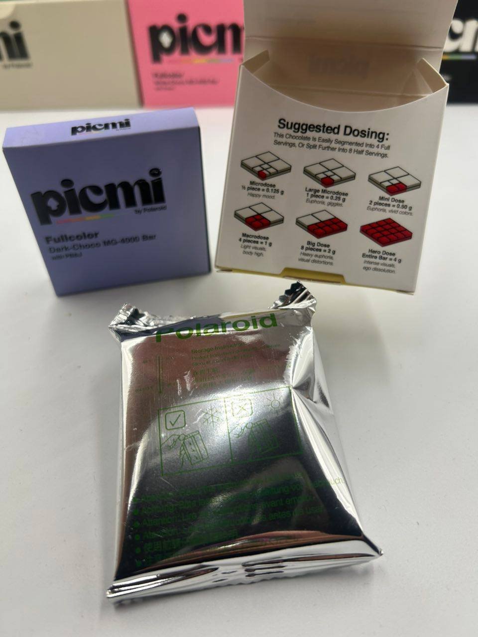 Picmi mushroom chocolate bar 4g - Image 3