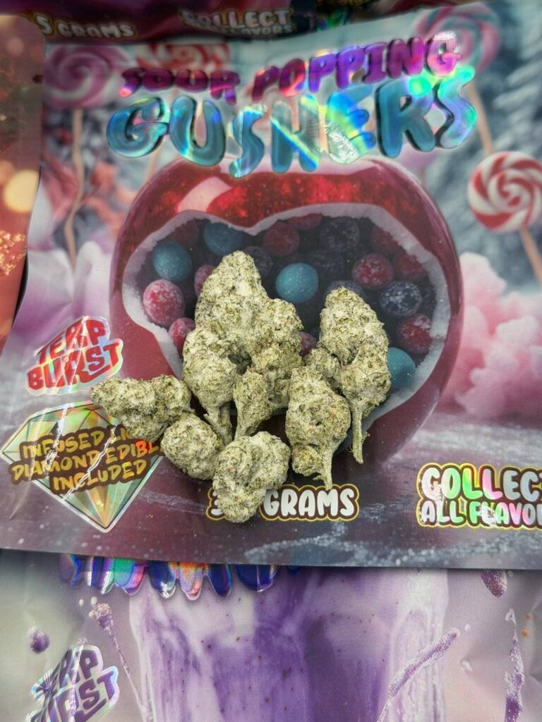 Za Burst QP Box Snowcap 8ths With Gummies