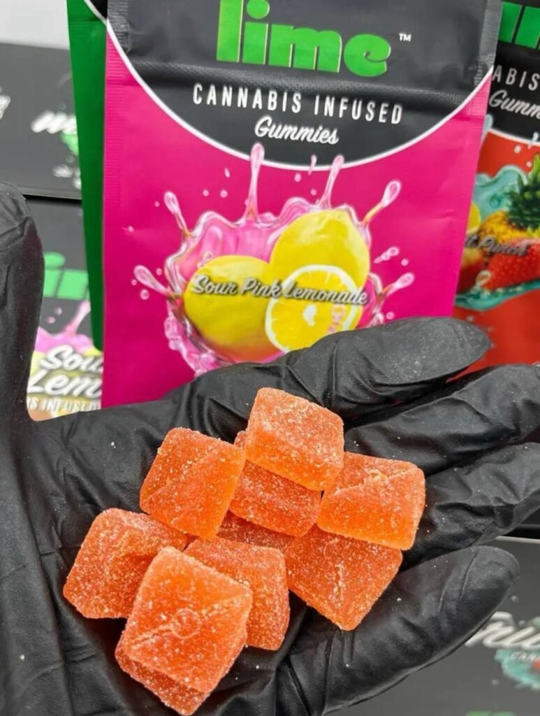 Lime Cannabis Infused Gummies – 100MG THC